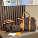 Orange Casual Letters Patchwork Zipper Contrast Bags