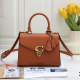 Brown Yellow Daily Letters Patchwork Bags