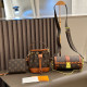 Brown Casual Letters Draw String Patchwork Contrast Bags