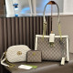 White Street Letters Patchwork Zipper Bags