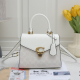 White Daily Letters Patchwork Bags