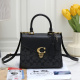 Black Daily Letters Patchwork Bags