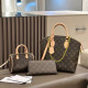 Apricot Casual Letters Patchwork Zipper Contrast Bags