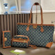 The cowboy blue Casual Letters Patchwork Zipper Contrast Bags
