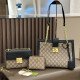 Khaki Casual Letters Patchwork Chains Bags