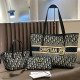 White Blue Daily Letters Patchwork Zipper Contrast Bags