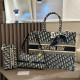 Black And White Daily Letters Patchwork Zipper Contrast Bags