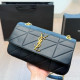 Black Casual Letters Chains Texture Bags