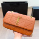 Orange Casual Letters Chains Texture Bags