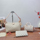 White Grey Daily Plaid Patchwork Zipper Contrast Bags