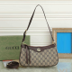 Brown Daily Letters Zipper Bags