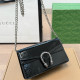 Black Daily Solid Color Metal Accessories Trim Bags