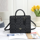 Black Gray Daily Letters Zipper Bags