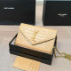 Light Yellow Casual Letters Metal Accessories Trim Texture Bags