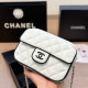 White Casual Letters Patchwork Texture Contrast Bags