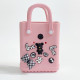 Pink Casual Cartoon Patchwork Bags