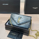 Black Casual Letters Metal Accessories Trim Texture Bags