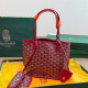 Burgundy Daily Letters Patchwork Bags