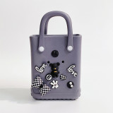 Pink Casual Cartoon Patchwork Bags