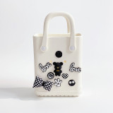 Pink Casual Cartoon Patchwork Bags