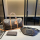 Brown Casual Letters Zipper Contrast Bags