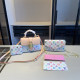 Apricot Casual Letters Gradient Metal Accessories Trim Contrast Bags