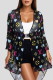 Black Casual Vacation Letters With Belt Swimwears Cover Up