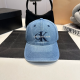 Blue Daily Letters Patchwork Hat