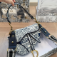 Blue Black Casual Daily Letters Metal Accessories Trim Bags