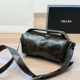 Brown Daily Letters Zipper Bags