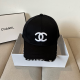Black Casual Daily Letters Patchwork Hat