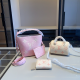 Pink Daily Letters Zipper Bags