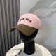 Pink Casual Daily Letters Patchwork Hat