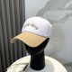 White Casual Daily Letters Patchwork Hat