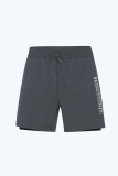 Ink Green Sportswear Letters Pocket Board Shorts