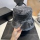 Black Gray Casual Daily Letters Patchwork Hat