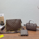Brown Daily Letters Chains Zipper Bags