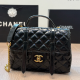 Black Daily Letters Chains Bags
