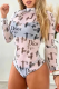 White Sexy Letters See-Through Swimwears