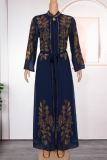 Purple Casual Hot Drill O Neck Long Plus Size Two Pieces