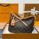 Brown Daily Letters Zipper Bags