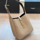 Khaki Daily Letters Metal Accessories Trim Bags