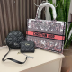 Pink Daily Letters Patchwork Bags