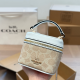 Apricot Casual Daily Letters Zipper Bags