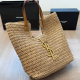 Brown Casual Daily Letters Weave Bags