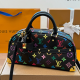 Black Daily Letters Zipper Bags