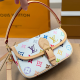White Daily Letters Patchwork Bags