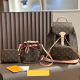 Brown Casual Daily Letters Zipper Bags