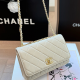 White Daily Letters Chains Bags