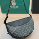 Black Daily Letters Zipper Bags